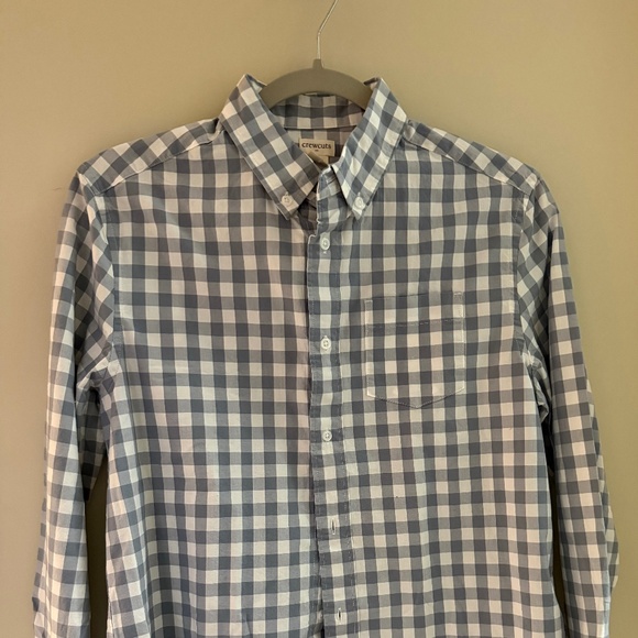 NEW CrewCuts Boys' long-sleeve flex patterned washed shirt — Size 14 - Picture 2 of 6